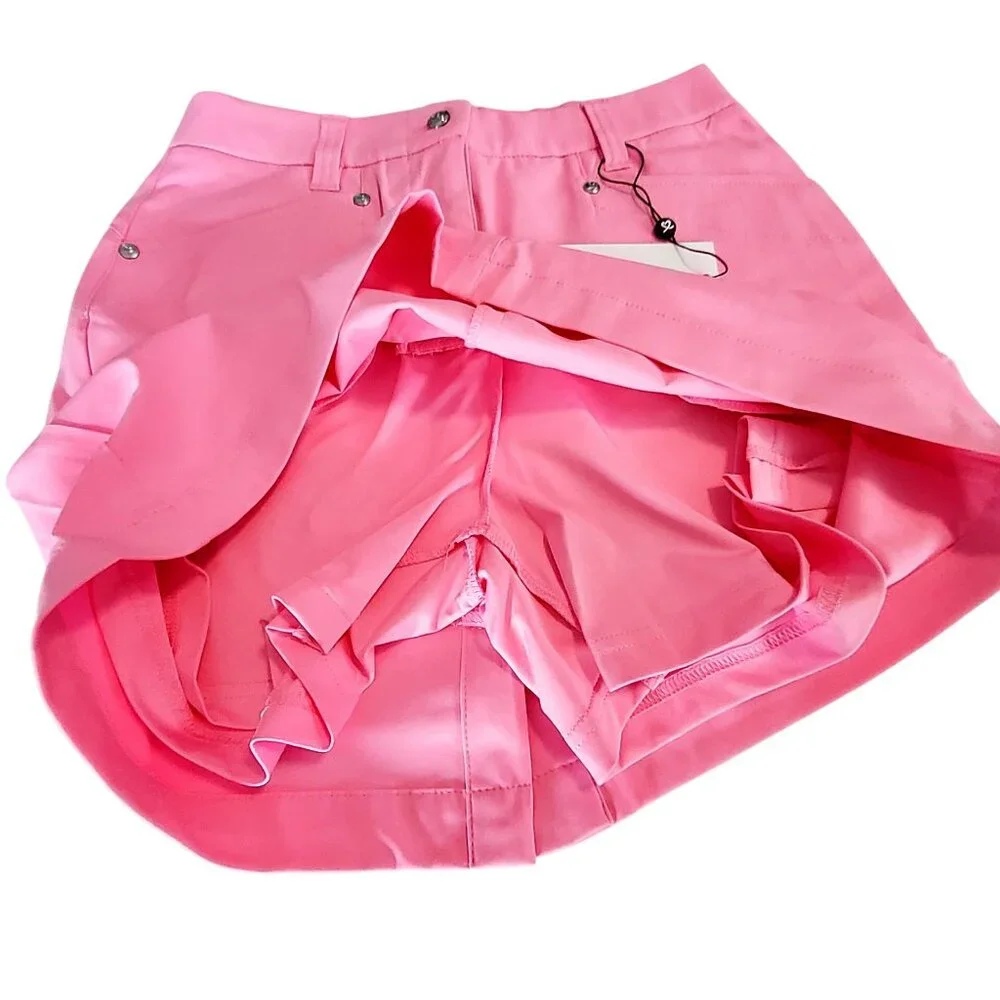 Daily Sports Womens Pink Sky Golf Shorts Size4 Button and zip front closure - Picture 5 of 15